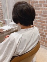 コーエン(cowen)&nbsp;丸みマッシュショートひし形イメチェンボブ絶壁ウルフアラフィフ