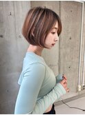 長さのある大人美人ショート/ショートカット/大人ボブ