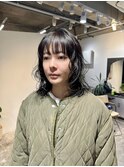 ミディアムパーマヘア