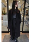 ロングスタイル、顔まわりにパッツン　stylist今井