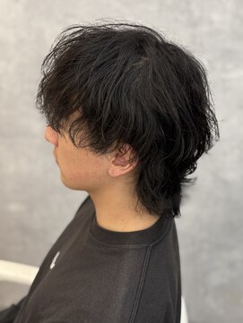 エクファフォーメン(EX-FA FOR MEN) ダークアッシュ/ニュアンスパーマ/韓国マッシュ/スペインカール