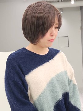 エニフォーイーストハム(Eni for eastham) 丸みショートボブ/まろやかブラウン