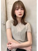 顔まわりレイヤー外ハネ韓国風ヘア髪質改善浦和ボブ