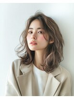 アトレ 梅田店(attrait)&nbsp;＊オリーブグレージュ　レイヤーカット　梅田＊