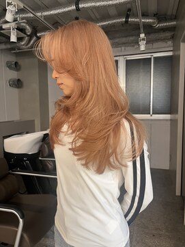 フェブ(fev) 【Fev_Kaede】warm beige × layer cut