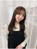 レイヤーカット/韓国ヘア/ワンカール/髪質改善/顔まわり/艶髪