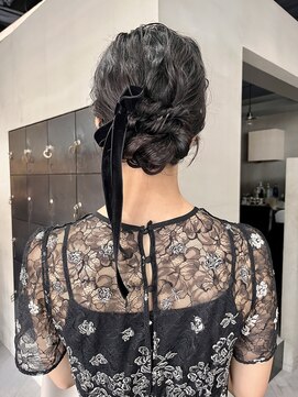 ヘアー アイス ルーチェ(HAIR ICI LUCE) 人気！ゆるふわヘアセットお呼ばれヘア/中西