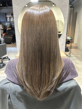 モク 川口店(mok) 酸性ストレート×オリーブグレージュ