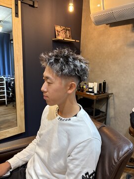 レベンディス(LEVENDIS) ホワイトメッシュ、ツイストパーマ