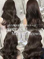 アイシー 表参道(ICY)&nbsp;韓国艶髪◇美白見え透明感マロンブラウンカラー/マロンベージュ
