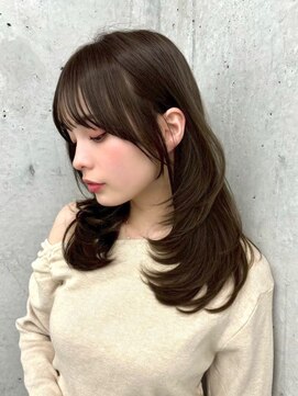 アイシー 表参道(ICY) ワンカールレイヤーカット/赤みなし透明感カラー/ミディアム