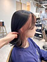 トト 船橋店(toto.)&nbsp;◇インナーピンクくすみベージュフェイスフレーミング[船橋]