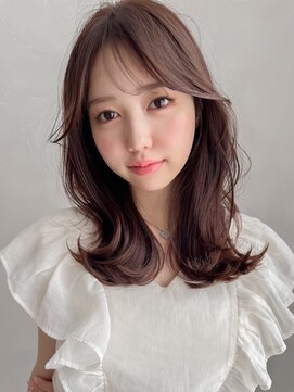 アグノス 青山(Agnos) 20代30代40代◎愛されピンクベージュ艶感前髪美髪#522g0420