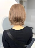 ぱつっと感×レイヤーでおしゃれ見えボブ