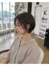 アトリーチェ 昭和店(ATTRICE) 大人かわいいベージュショート×丸みシルエット