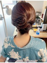 シュクレアミ 福島(sucre ami) 綺麗めしっとり美人浴衣アップ【ヘアセット着付け】
