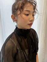 ウイ バイ ファースト 北四番丁店(u'i by first)&nbsp;顔まわりカールにゆるっとお団子