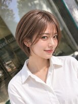 アッシュ 川崎店(Ash) 小顔に見える大人丸みショート【Ash川崎店】