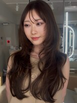 オモチャ 銀座(OMOCHA) 顔まわりレイヤー/艶ロング