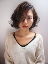 ルカ(RUCA)&nbsp;切りっぱなしの毛先が可愛いニュアンスカール☆RUCA style