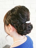 ヘアークリアー 蕨&nbsp;編み込みアップ