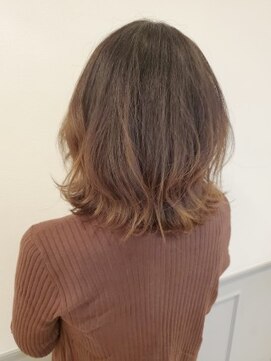 グランシュ 青葉台店(GranCieux) 外ハネウエーブ×グラデーションカラー☆