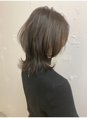 【vainオフィスハイラト】ミディアムウルフ×ハイライト