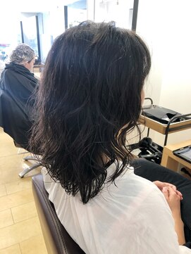 サロン マーニ(salon m ni) ミディアム×コテ風パーマ