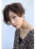 大人ウェーブショート