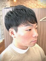 ヨシダ(YOSHIDA)&nbsp;前下がりアシメ・メンズショート