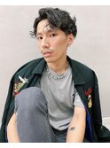 【早瀬忍 梅田中津】メンズツーブロックパーマ