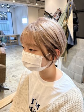 ヘアーワークス ヘルム 渋谷店(HAIR WORKS HELM) ミルクティベージュ