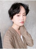 ラフパーマ_メルティカラーくびれヘアビタミンカラー_8885