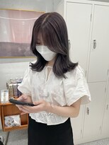 ローウェ 渋谷(Louwe)&nbsp;透明感たっぷりラベンダーグレージュ