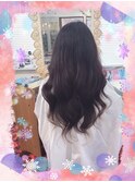 #プルエクステ#シール#編み込み#ロング#インナーカラー#黒髪ヘア