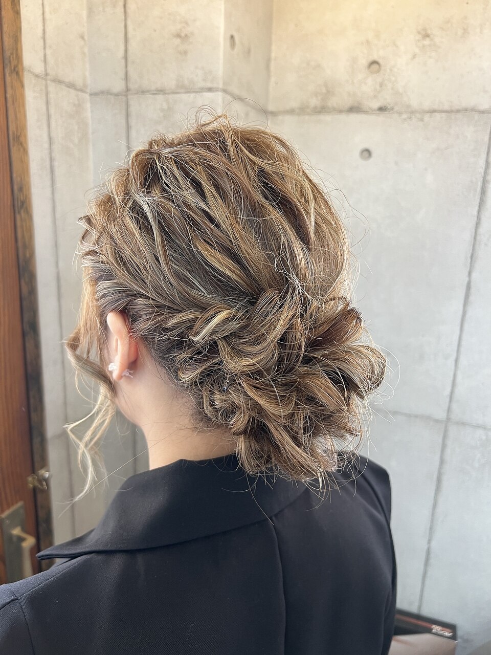 ヘアセット】 きれいめシニヨン上品なアップ 茅ヶ崎ヘアセット