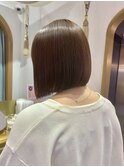 美髪縮毛矯正きりっぱなしボブ☆ボブ/インナーカラー[北千住]
