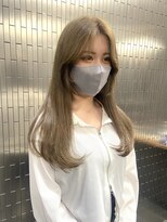 ボアップ(boappu)&nbsp;#ブリーチカラー#ハイトーンカラー#ロングヘア#顔まわりカット