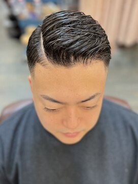 銀座マツナガ 浅草店 ショートパーマ/スキンフェード/ライン/バーバースタイル