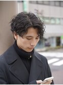新潟メンズパーマ　新潟波巻き　新潟波巻きスパイラル