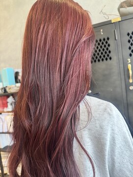 アチーブリス(achieve Liss) ハイトーンピンクカラー暖色系 ナチュナルロング