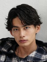 クレス 武蔵浦和店&nbsp;波巻きスパイラルパーマツーブロックメンズパーマ