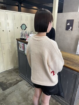 ニコヘアー(niko hair) タイト切りっぱなしボブ