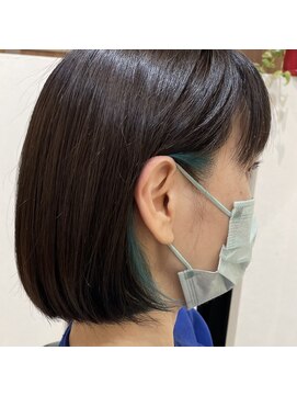 ヘアーズ ロッソ(hair's ROSSO) InnerColo×Green[30代40代50代]