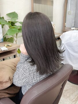 アンフィニー 銀座(ANFINI) 東京　銀座　カラー　グレージュ　暗めカラー