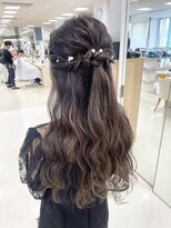 ケンジ 平塚ラスカ店(KENJE) 結婚式ヘア/ポニーテールアレンジ/平塚アレンジ/お呼ばれヘア