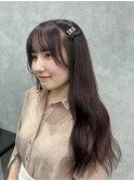 ピンクブラウン ダブルカラー 成増