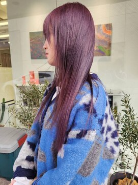 エニフォーイーストハム(Eni for eastham) ピンクパープル/ストレートロング