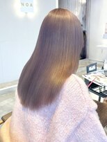 ノア 三宮店(NOA)&nbsp;【NOA】透明感ピンクアッシュツヤ髪