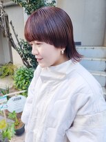 スーハ 恵比寿(SUUHA)&nbsp;マッシュウルフ/ボブウルフ/ラベンダーグレージュボルドーカラー